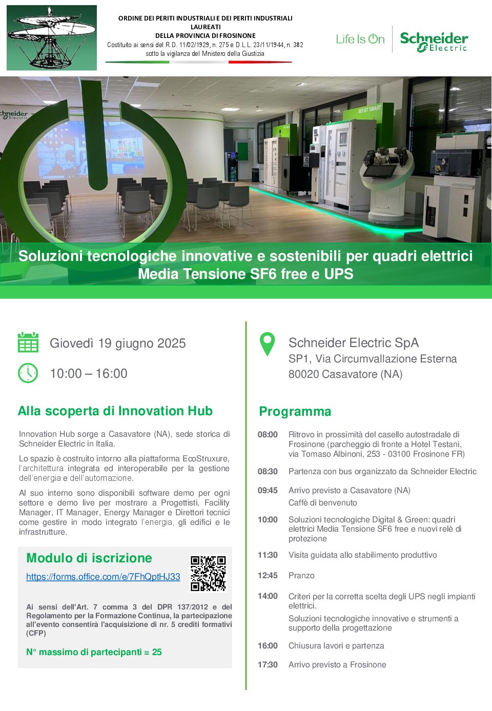 Incontro Soluzioni innovative MT e UPS – 19 giugno 2025  –