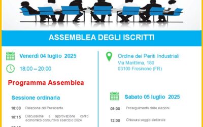 Programma sessione ordinaria e sessione elettorale