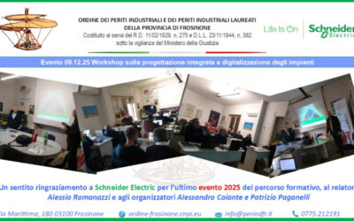 Evento 09.12.2025 Workshop sulla progettazione integrata e digitalizzazione degli impianti