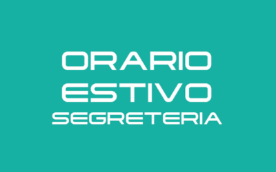 ORARIO ESTIVO 2026